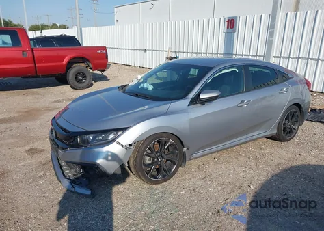 2019 Honda Civic Sport from USA, damaged, VIN 2HGFC2F84KH503461